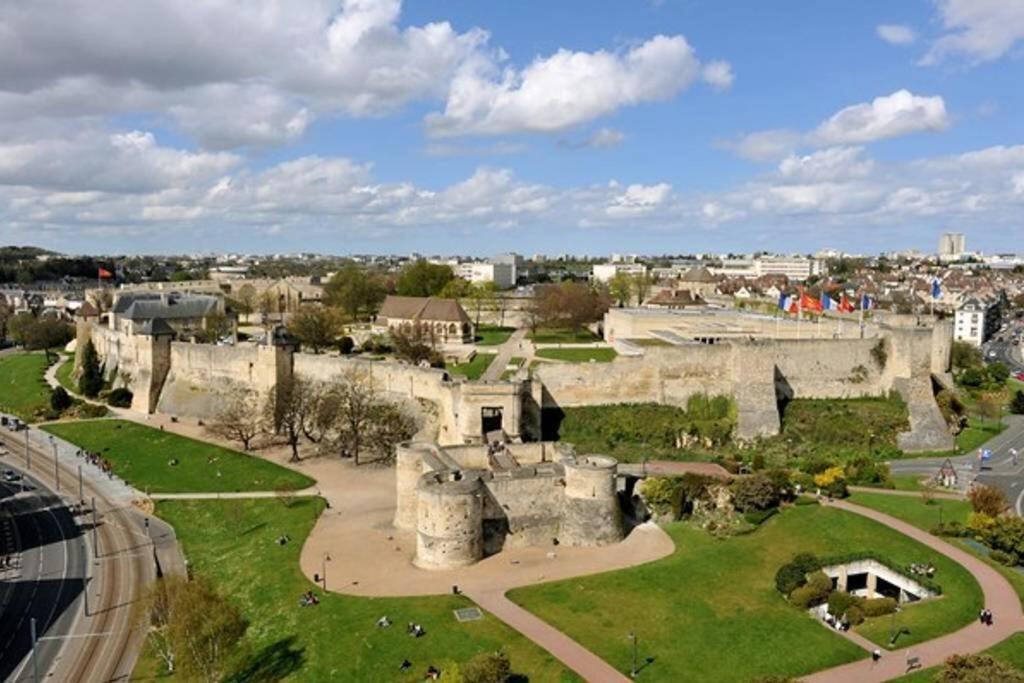 Appt Premium Centre Chateau Terrasse 2 Chambres 6P Vue Exceptionnelle Caen Extérieur photo