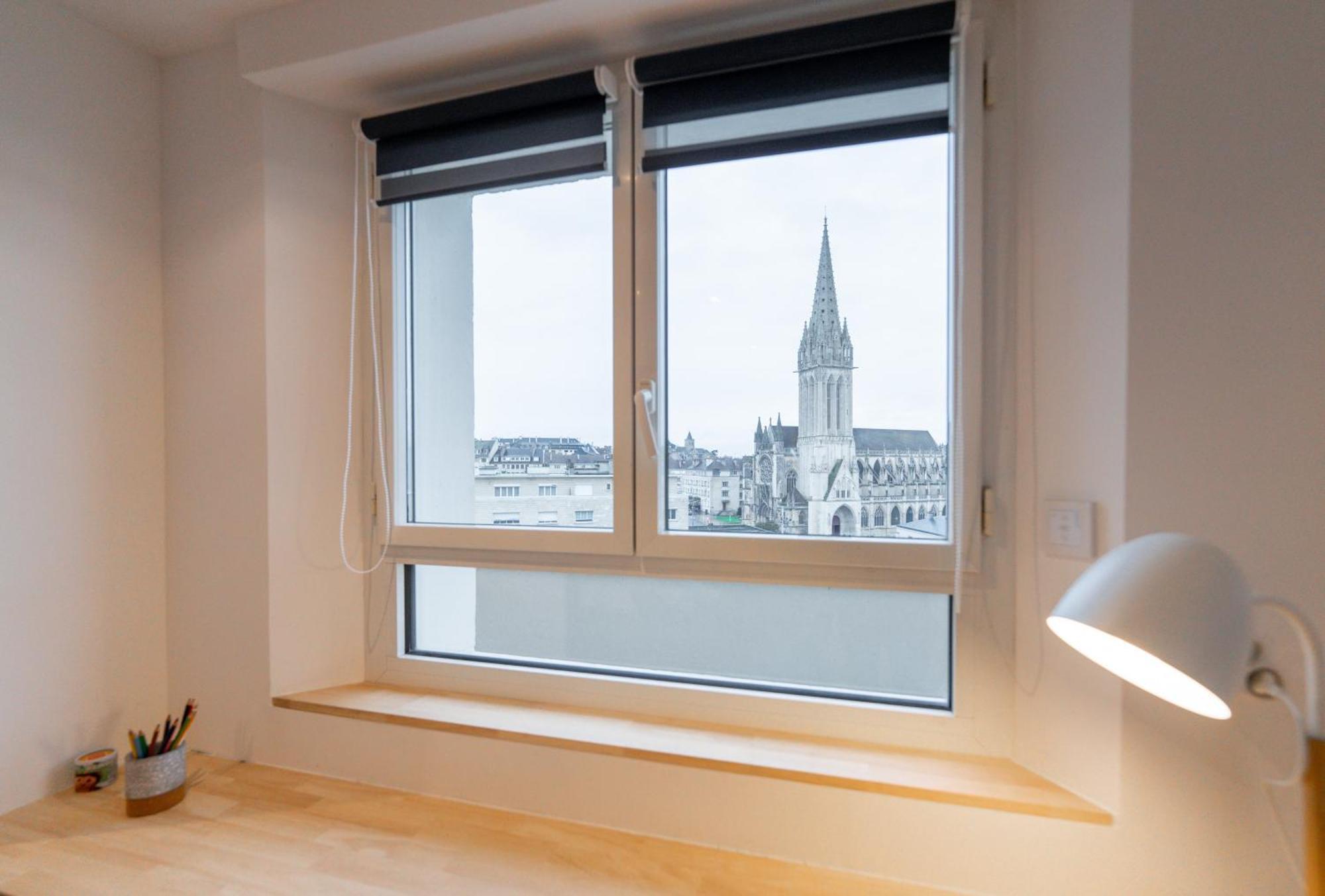 Appt Premium Centre Chateau Terrasse 2 Chambres 6P Vue Exceptionnelle Caen Extérieur photo