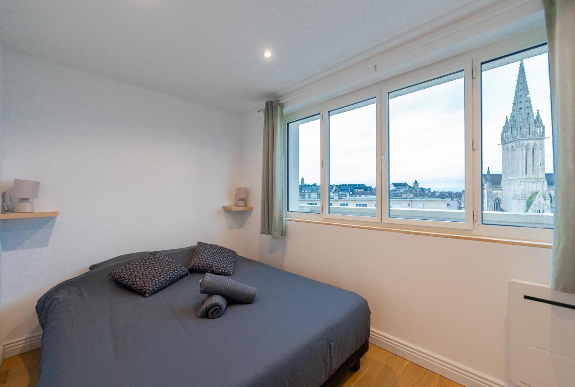 Appt Premium Centre Chateau Terrasse 2 Chambres 6P Vue Exceptionnelle Caen Extérieur photo